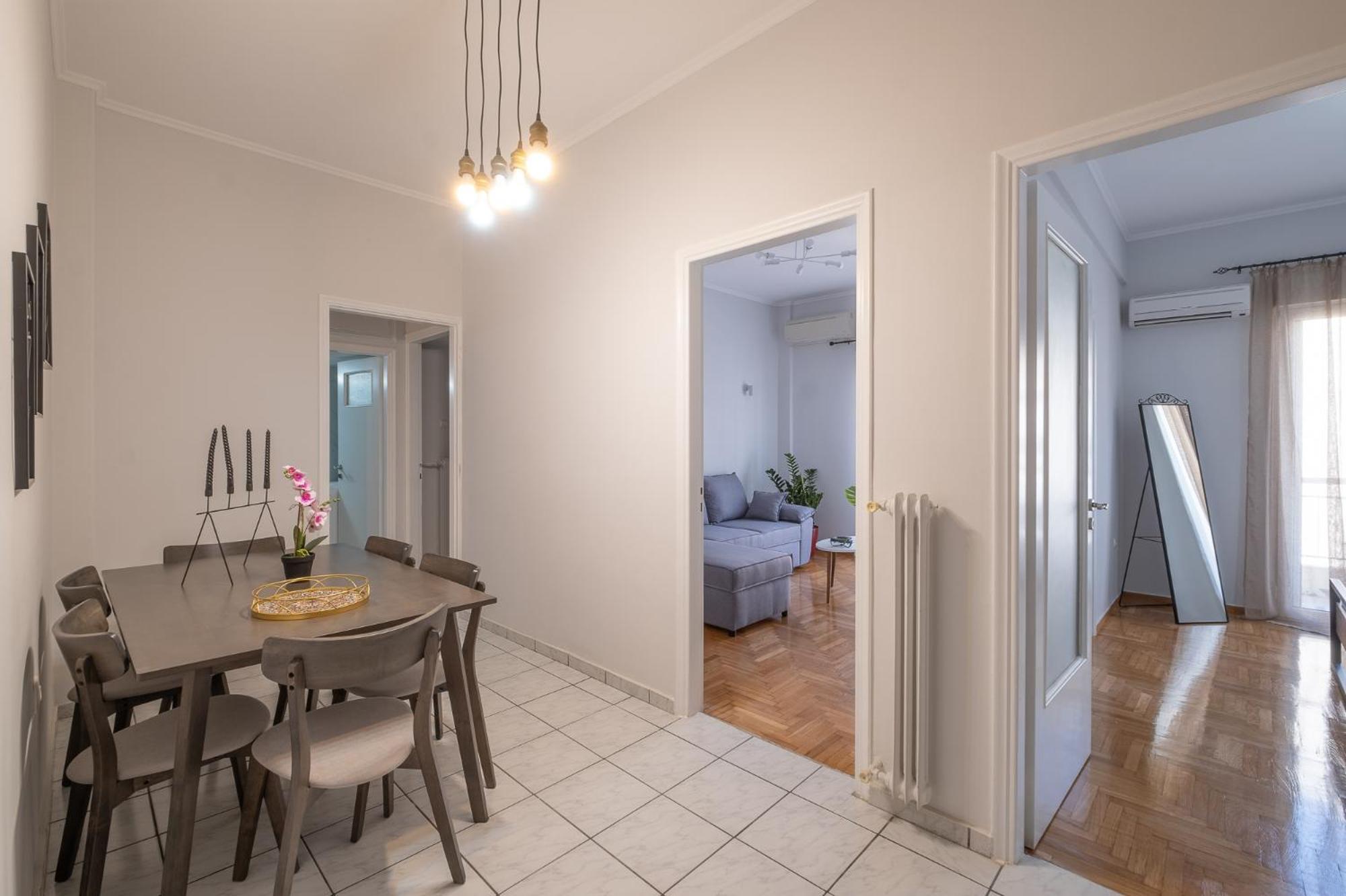 Lovely And Modern 3Bd Apartment Close To Ampelokipoi Metro เอเธนส์ ภายนอก รูปภาพ